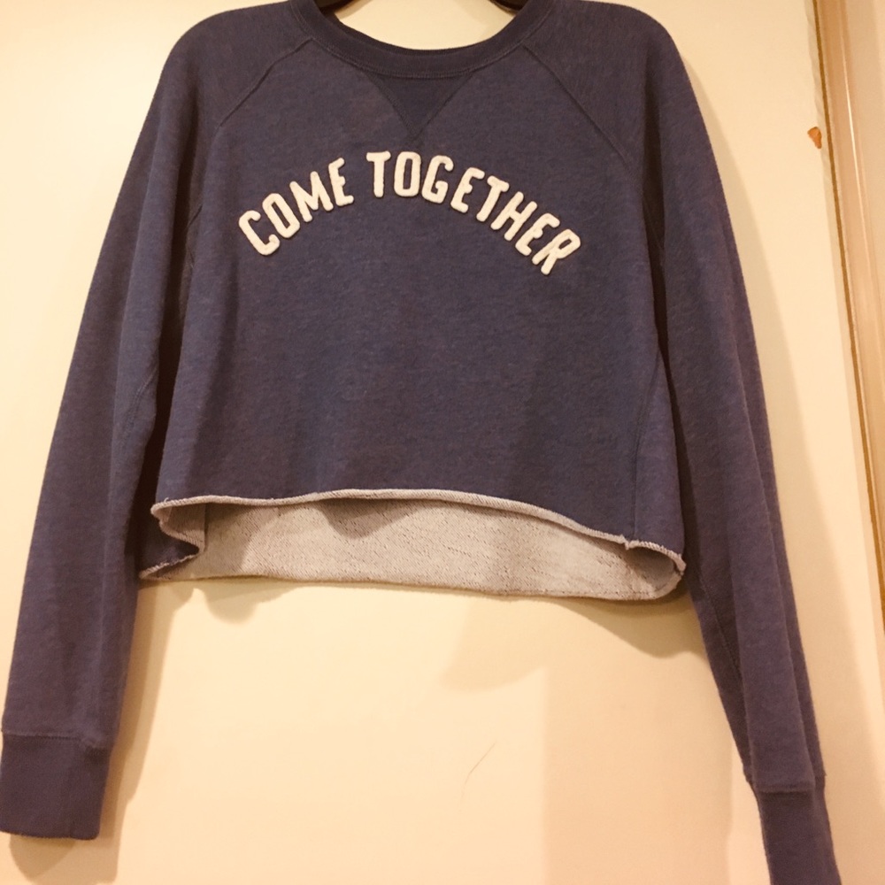 BlueAbercrombie and Fitch Crop Top